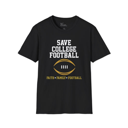 Save College Football Unisex Softstyle T-Shirt