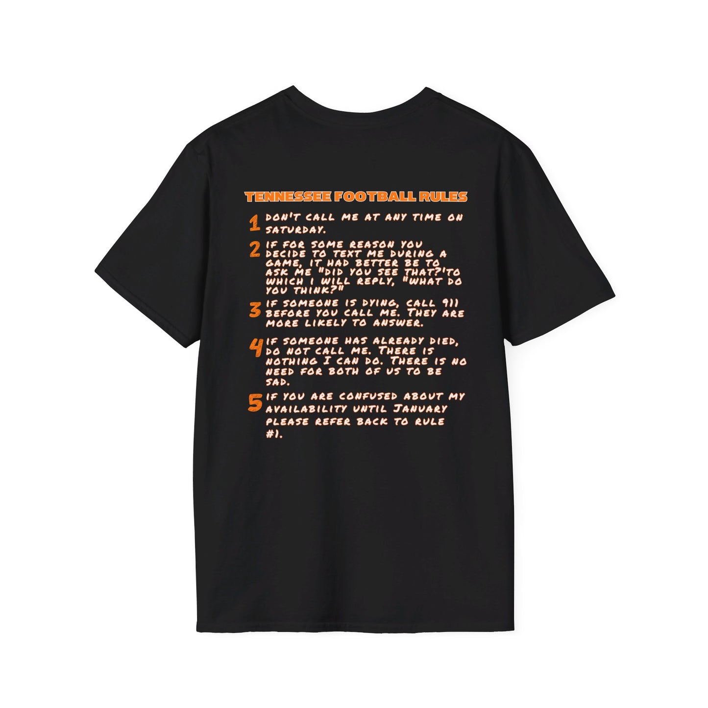 Tennessee Football Rules T-Shirt