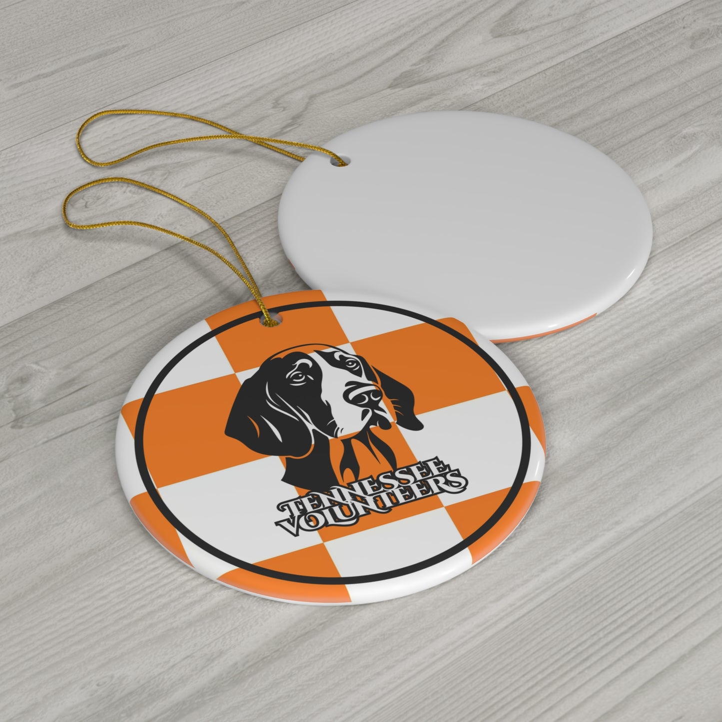 Tennessee Coonhound Ceramic Ornament