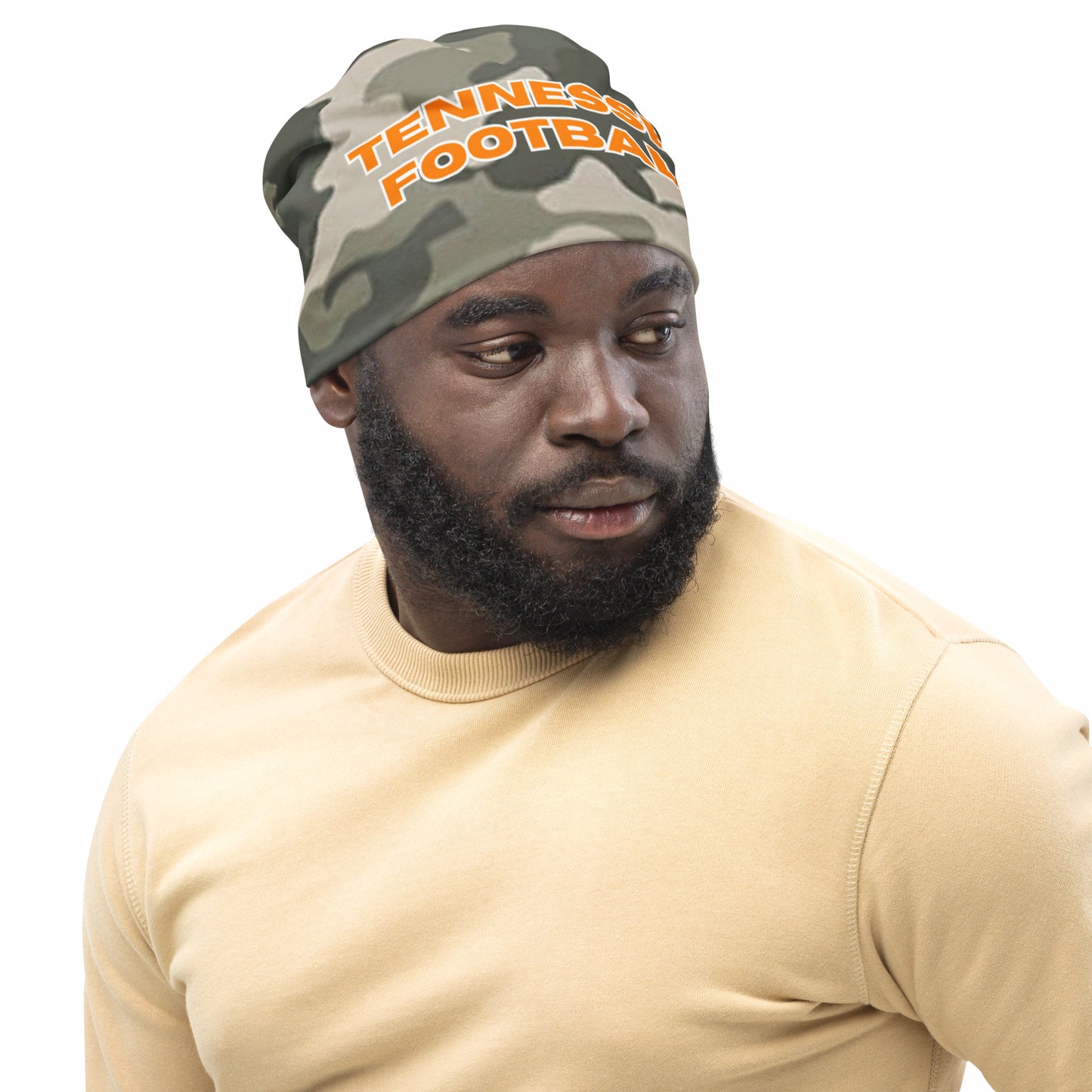 Tennessee Football Camo All-Over Print Beanie