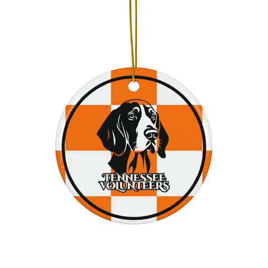 Tennessee Coonhound Ceramic Ornament