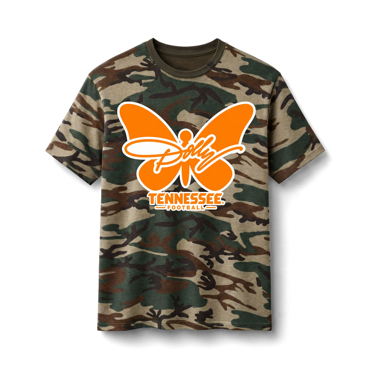 Butterfly Dolly Camo Tee